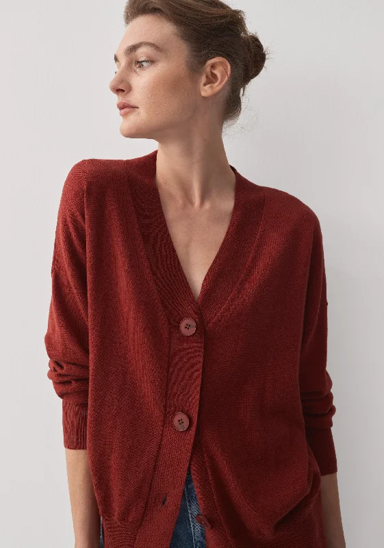 Finley Cardigan_Ochre