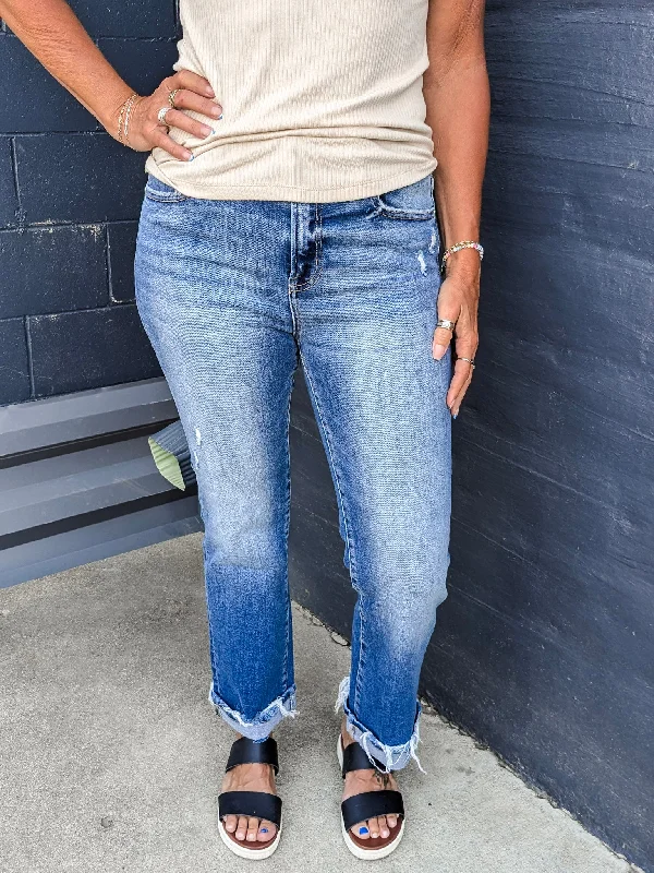 Helen High Rise Crop Jeans