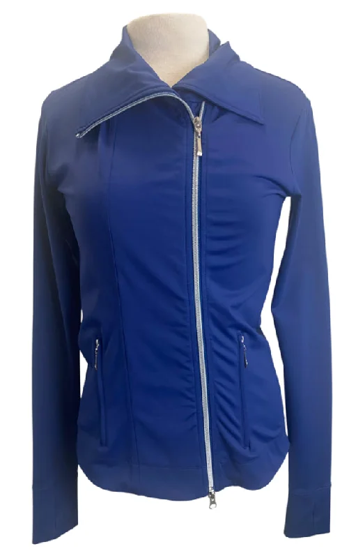 Jofit Asymmetrical Full-zip Jacket in Navy Size S MSP$132