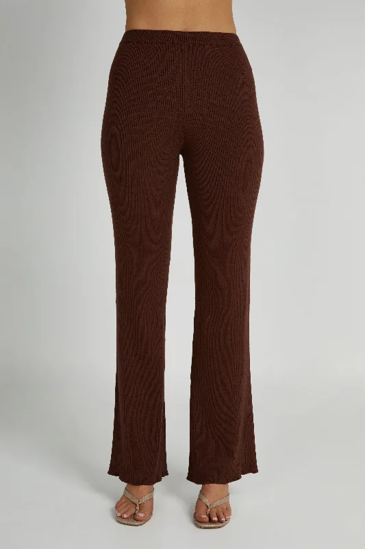 Jovie Knit Pants - Hazelnut