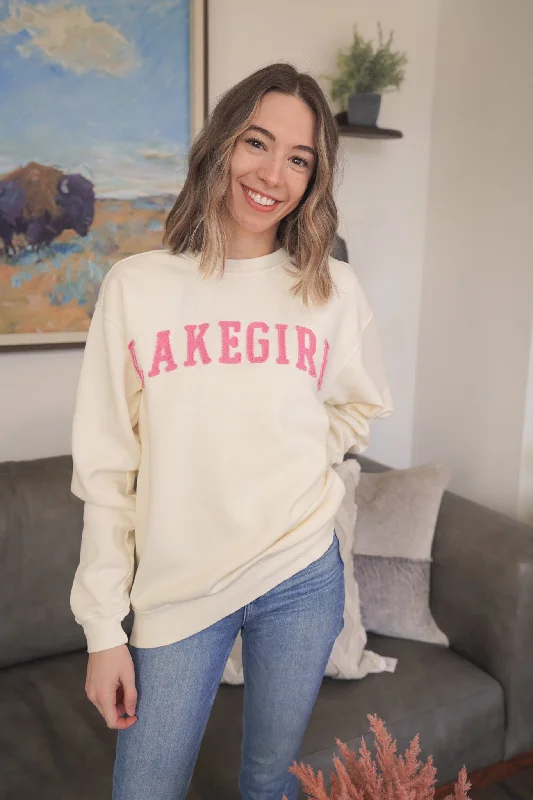 Lakegirl Fleece Crew Neck in Ivory