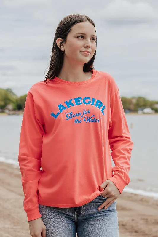 Lakegirl Ringspun Long Sleeve in Salmon