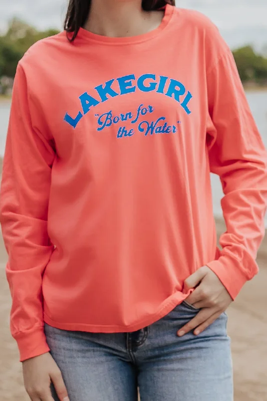 Lakegirl Ringspun Long Sleeve in Salmon