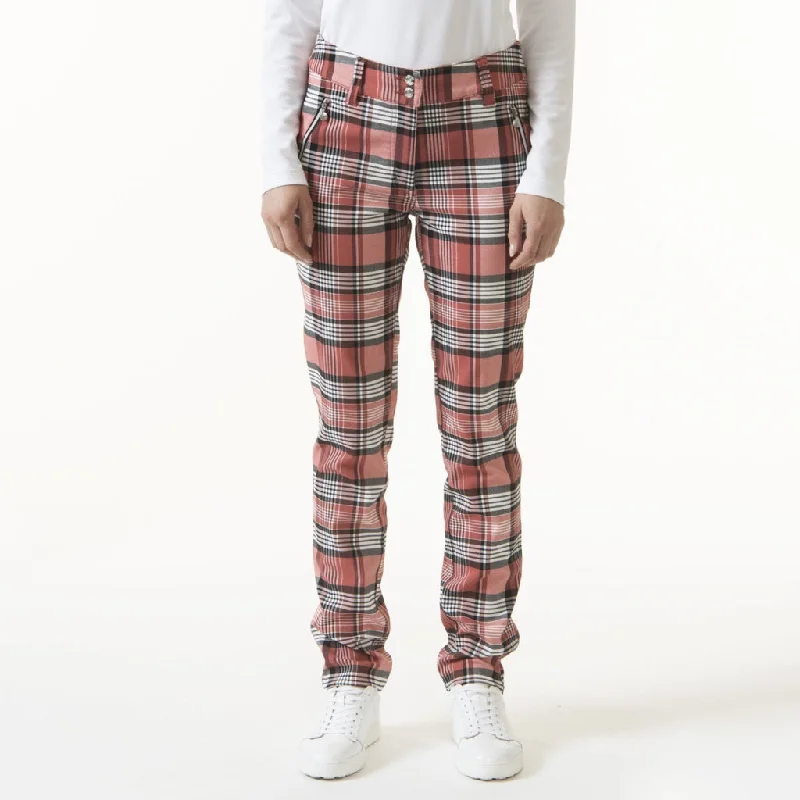 New Daily Sports Jodie Redwood Check Golf Pants MSP$169