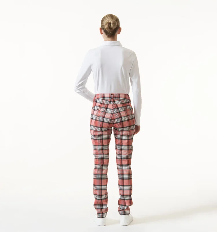 New Daily Sports Jodie Redwood Check Golf Pants MSP$169