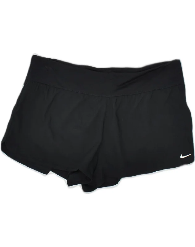 NIKE Womens Sport Shorts UK 18 XL Black Polyester