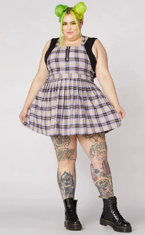 Outsider Tartan Pleat Pinafore