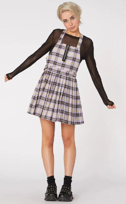 Outsider Tartan Pleat Pinafore