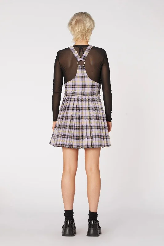 Outsider Tartan Pleat Pinafore