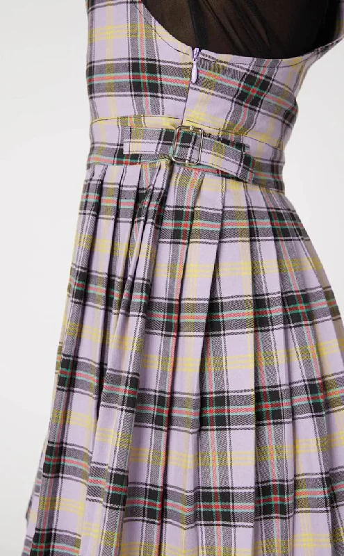 Outsider Tartan Pleat Pinafore