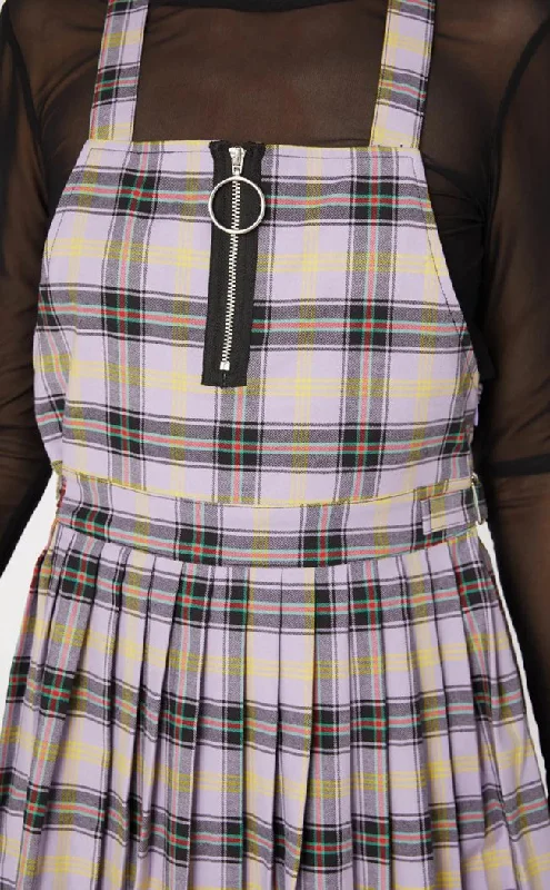 Outsider Tartan Pleat Pinafore