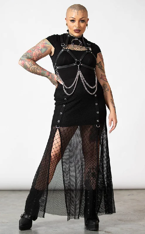 Paragon Fishnet Maxi Skirt