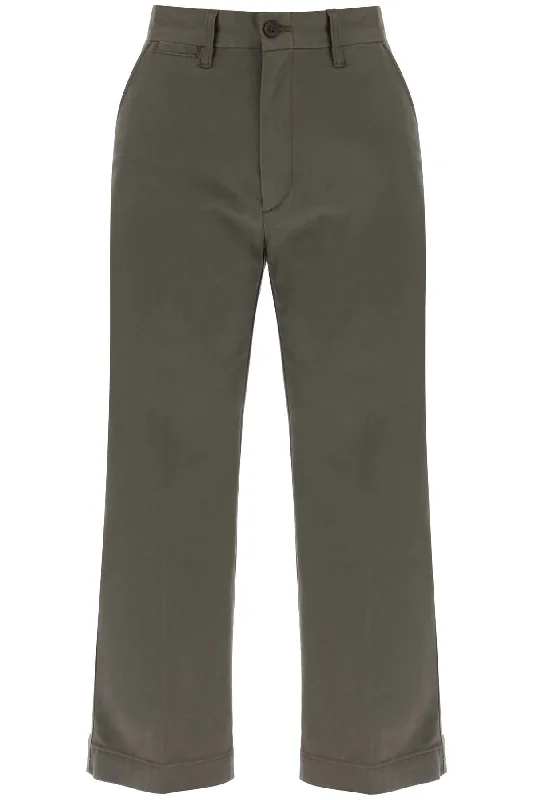 Polo ralph lauren wide leg chino pants 211873988 BRITISH OLIVE