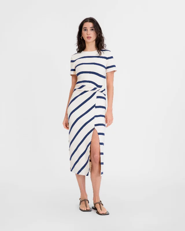 Short Sleeve Striped Cody Dress