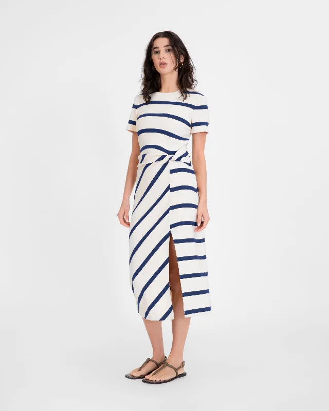 Short Sleeve Striped Cody Dress