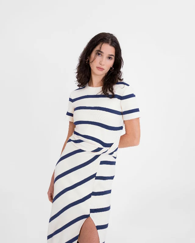 Short Sleeve Striped Cody Dress