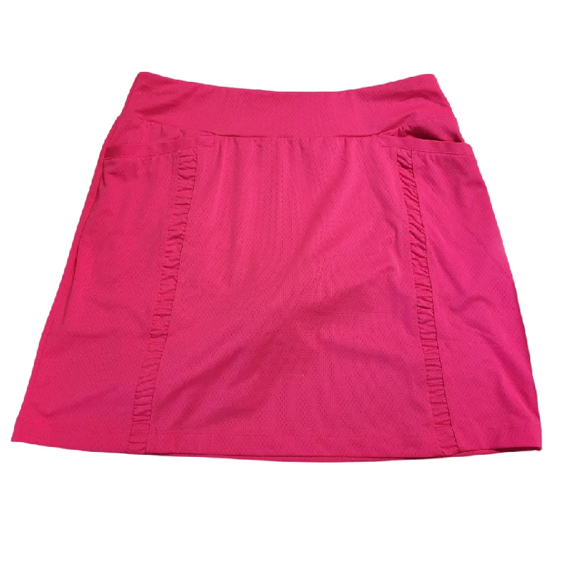 Tail Hot Pink Pull-On Ruffled Detail Golf Skort Size M MSP$85