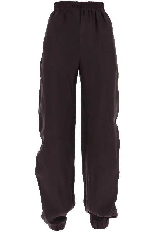 The attico monogram jacquard pants 236WCP131V053 DARK BROWN