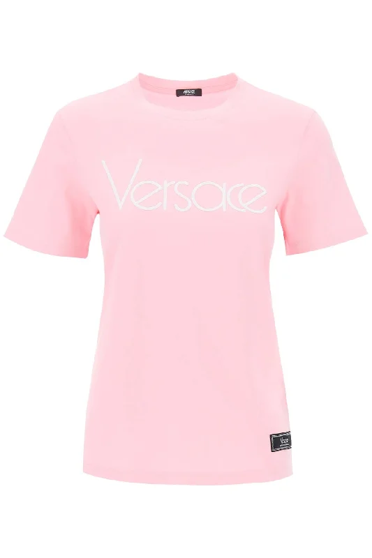 Versace 1978 re-edition crew 1014273 1A09120 PINK WHITE