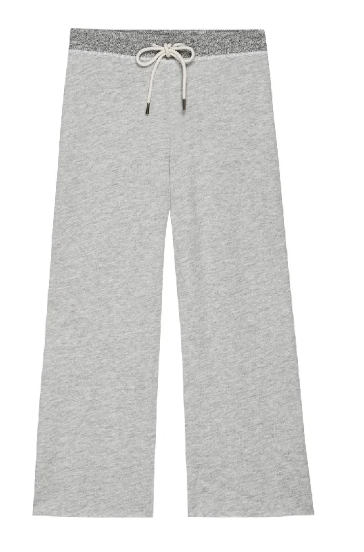 Wide Leg Cropped Sweatpant