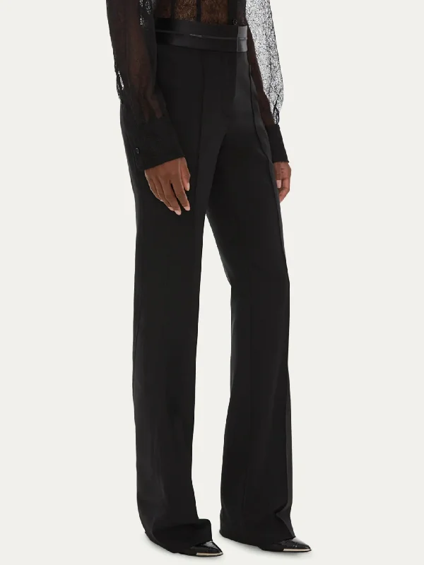 Wool Bootcut Stretch Pant