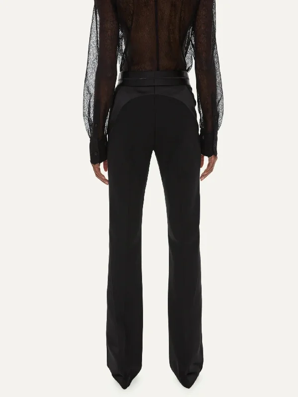 Wool Bootcut Stretch Pant