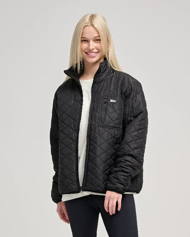 Gale Wind Puffer Jacket - Black