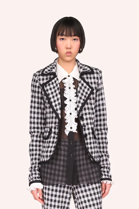 Gingham Blazer