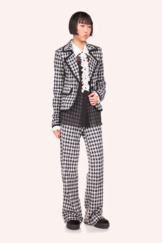 Gingham Blazer