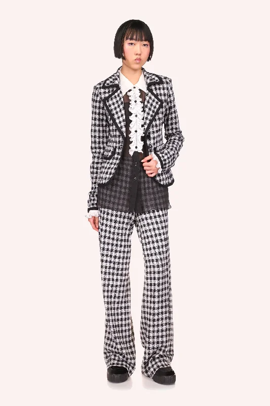 Gingham Blazer